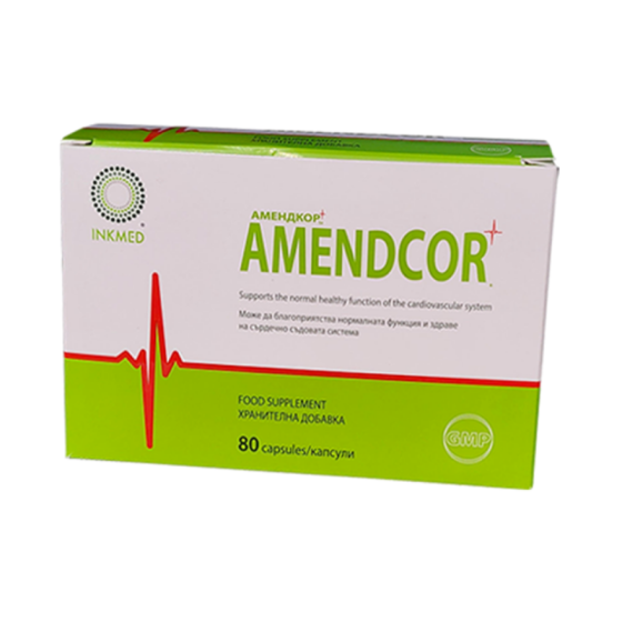 AMENDCORE Амендкор капсули за сърдечно-съдова система х80