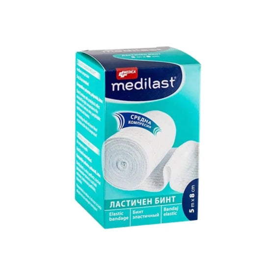MEDICA Бинт ластичен 5м/8см medica