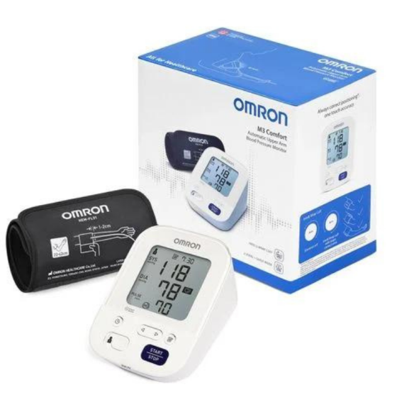 OMRON Апарат за кръвно omron m3 комфорт + ac промо пак