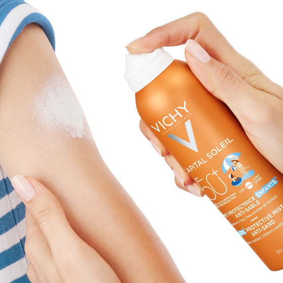 Vichy Soleil SPF 50+ спрей за деца анти-пясък 200 мл 558037 - Снимка 3 от 3