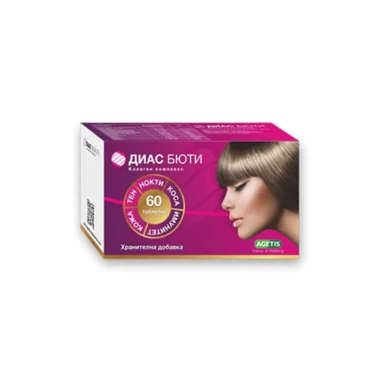 AGETIS Диас бюти колаген комплекс таблетки за кожа, кости, стави х60