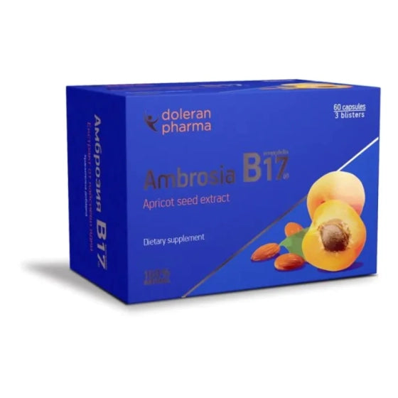 VITAMIN B17 (AM4) Витамин В17/амброзия/ капсули за имунната система х60