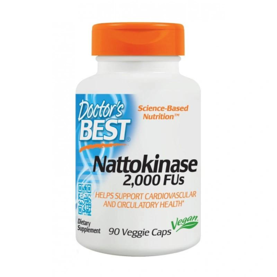 DOCTOR'S BEST Натокиназа 2000FU капсули х 90 Doctor's Best