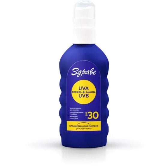 ZDRAVE Емулсия за лице и тяло Здраве Sun SPF 30 150 мл