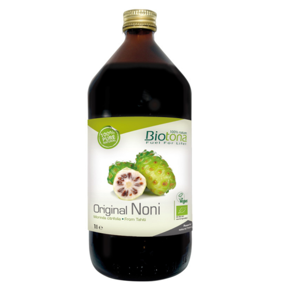 BIOTONA Био сок Нони оригинал от Таити при физическа и умствена дейност 1л Biotona