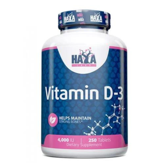 HAYA LABS Витамин D3 капсули за здрави кости 4000IU х250 Haya labs - Снимка 2 от 2