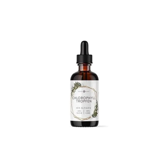 NATURVERSAND Хлорофил капки от люцерна при проблеми с акне и други кожни проблеми 100мл