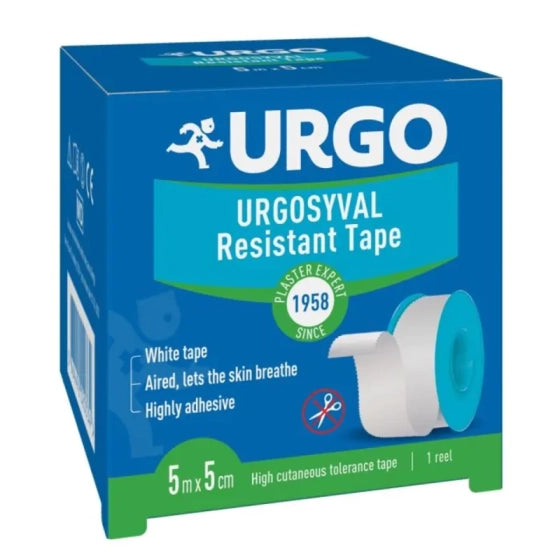 URGO Ургосивал лейкопласт 5м/5см син