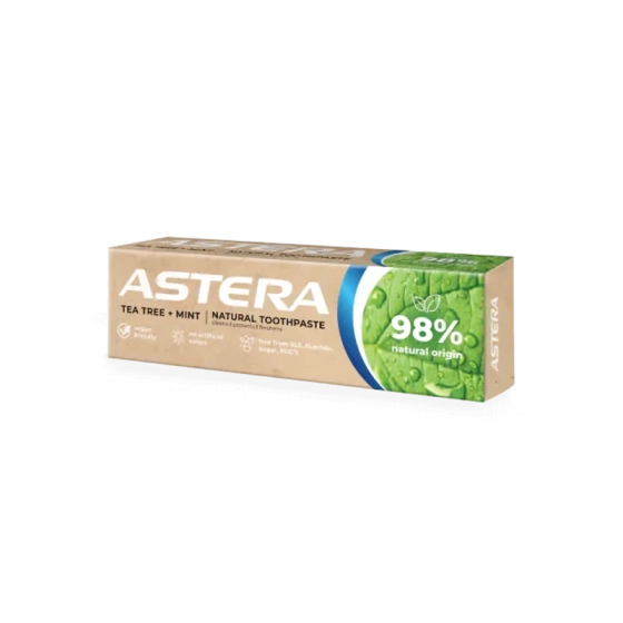 ASTERA Паста за зъби  Astera Natural Tea Tree+Mint 75 мл