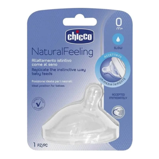 CHICCO Силиконов биберон Natural Feeling 1 капка x1 Chicco N0204