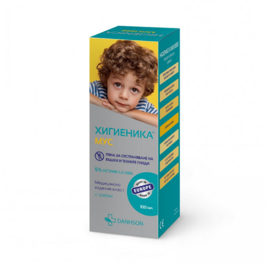 DANHSON Хигиеника мус пяна против въшки 100 мл