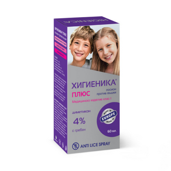 compare product Хигиеника Плюс Лосион против въшки 60 мл