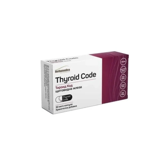 HERBA MEDICA Тироид Код за щитовидната жлеза капсули x30 Herbamedica