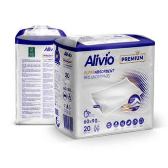 compare product Alivio Абсорбиращи чаршафи за еднократна употреба премиум 60/90 см х 20