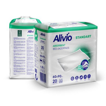 compare product Alivio Абсорбиращи чаршафи за еднократна употреба стандарт 60/90 см х 20