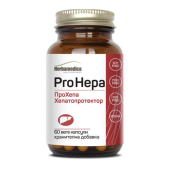 compare product Прохепа капсули за черен дроб 460 mg х 60 Herbamedica