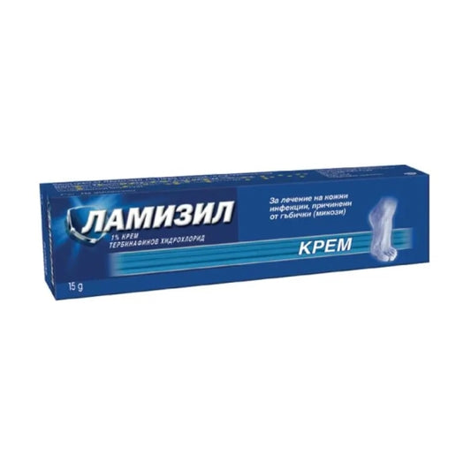 LAMISIL (GKC) Ламизил крем за лечение на кожни инфекции, причинени от гъбички (микози) 1% 15г