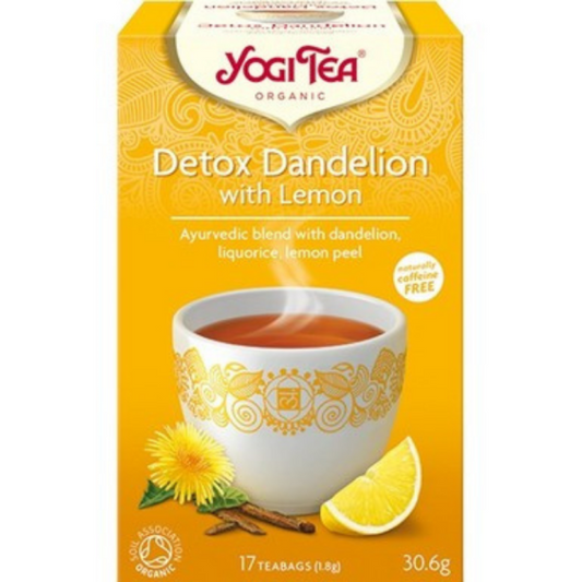 Yogi Tea Детокс с лимон аюрведичен чай x17 броя