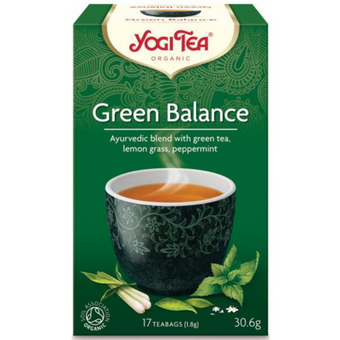 compare product Yogi Tea Green Balance Био Аюрведичен чай Зелен баланс x17 пакетчета
