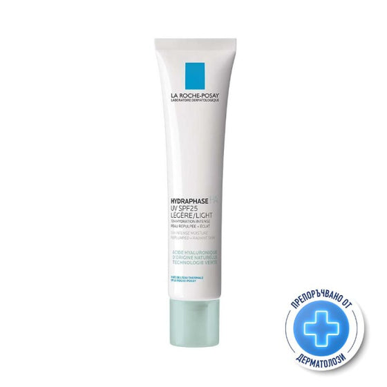 La roche-posay hydraphase HA UV Light 72ч. хидратираща крем SPF25 40мл 846110 Годен до: 30.5.2026 г.