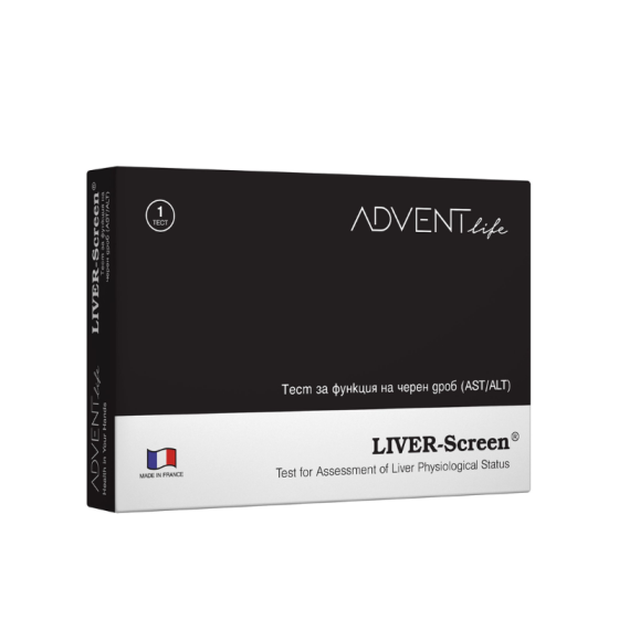 ADVENT LIFE Тест за функция на черен дроб (AST/ALT) х1