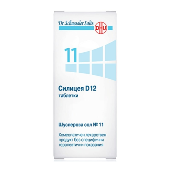 DHU-ARZNEIMITTEL Шуслерова сол №11 силицея D12 таблетки х420 DHU