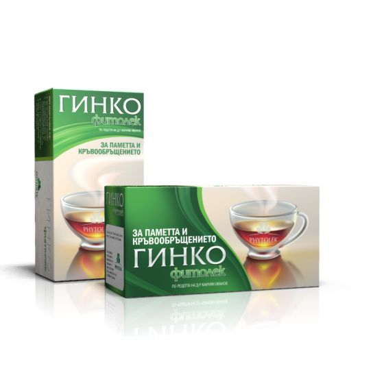 БЪЛГАРСКА ЧАЕНА КОМП. Чай гинко х20 Фитолек