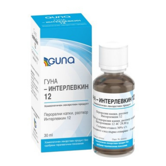 GUNA S.P.A. Гуна Интерлевкин 12 капки х30 мл Guna