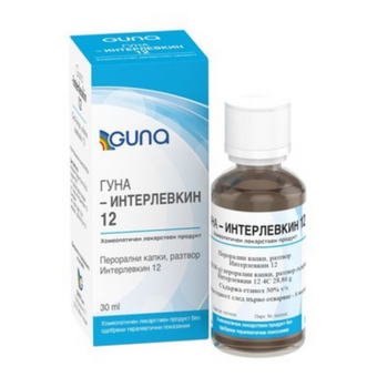 compare product Гуна Интерлевкин 12 капки х30 мл Guna