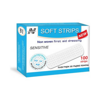 compare product Neoplast Soft Strips Пластири, 19 x 72 mm x 100 броя