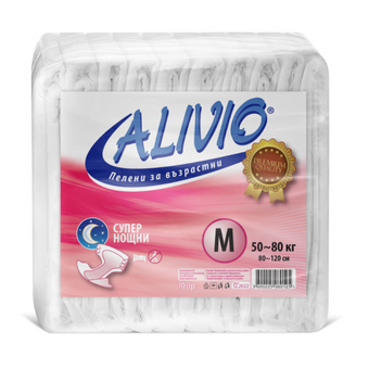 compare product Пелени за възрастни Alivio M нощни
