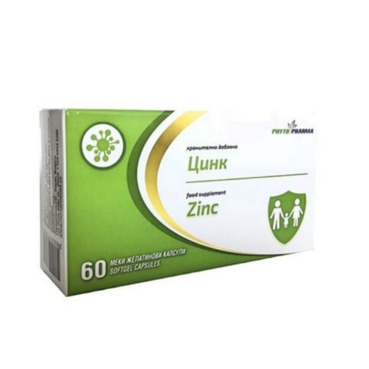 PHYTOPHARMA Цинк капсули х60 Phyto Pharma
