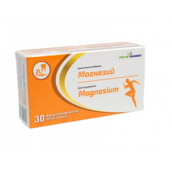compare product Магнезий капсули 250 мг х 30 Phyto Pharma