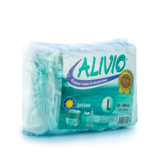 ALIVIO Пелени-гащи за възрастни дневни L x10 Alivio