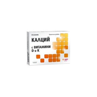 compare product Aro Life Калций с витамин D и К таблетки за здрави кости х30