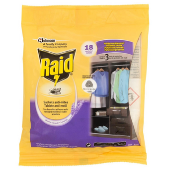 compare product Raid таблетки срещу молци с лавандула х18