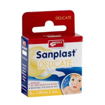 compare product Sanplast delicate за силно чувствителна кожа 1,25см/5м