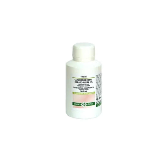 ACIDUM SALICYLICUM (C+X) Спирт салицилов 1% 100мл химакс