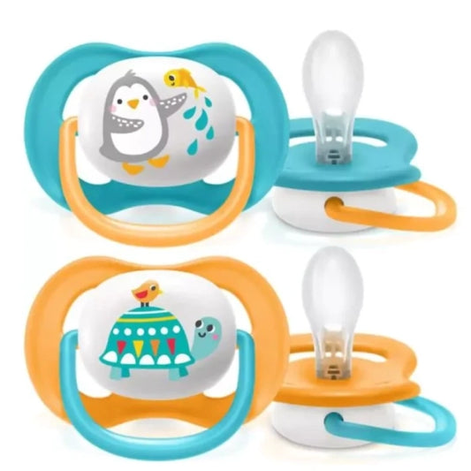 AVENT Ортодонтични залъгалки Ultra Air Animals Boy 6-18м. 2бр Avent