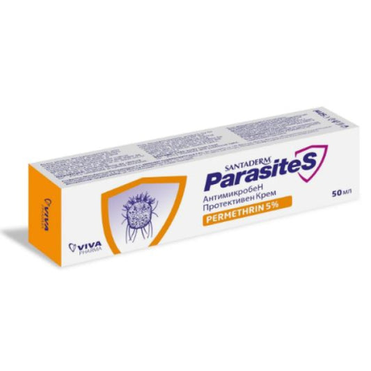 SANTADERM Сантадерм антимикробен протективен крем с перметрин 5% 50мл