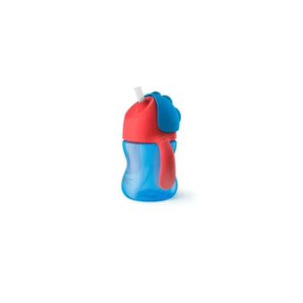 compare product Чаша със сламка 200мл синя 9м.+ Avent