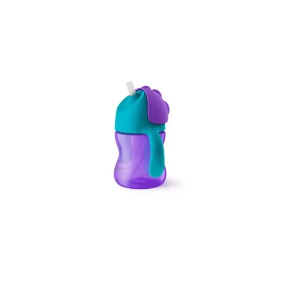 AVENT Чаша със сламка 200мл лилава 9м.+ Avent
