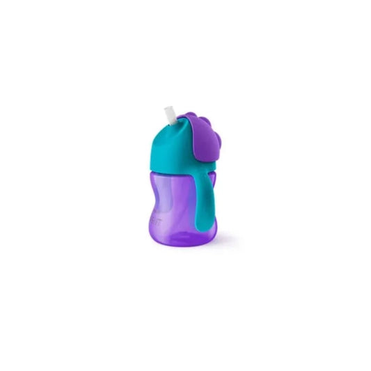 AVENT Чаша със сламка 200мл лилава 9м.+ Avent