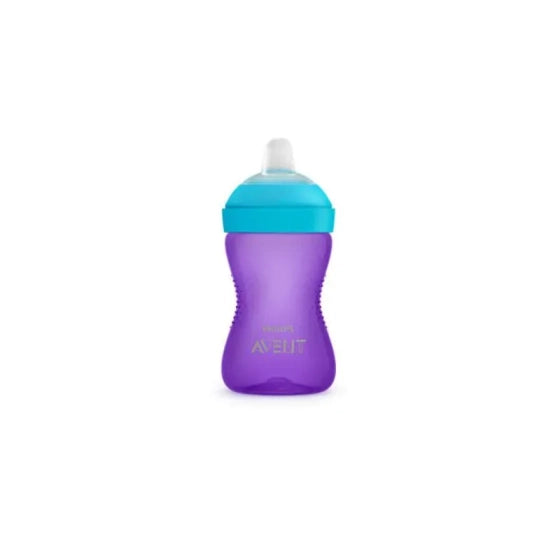 AVENT Чаша с мек накрайник My Grippy 300мл лилава 9м+ Avent