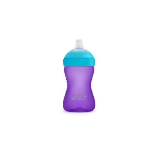 AVENT Чаша с мек накрайник My Grippy 300мл лилава 9м+ Avent
