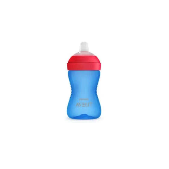 AVENT Чаша с мек накрайник My Grippy 300мл синя 9м+ Avent