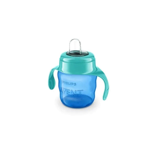 AVENT Чаша със силиконов улей 200 мл синя 6м.+ Avent