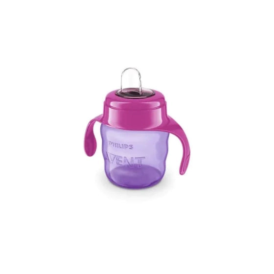 AVENT Чаша със силиконов улей 200 мл розова 6м.+ Avent