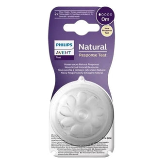 compare product Биберон Natural Response - поток 1 (0м) 2бр Avent