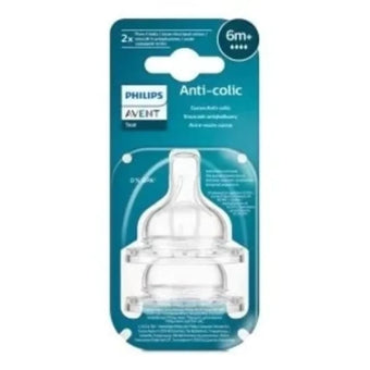 compare product Биберон Anti-Colic Fast с 4 дупки 6м+ 2бр Avent